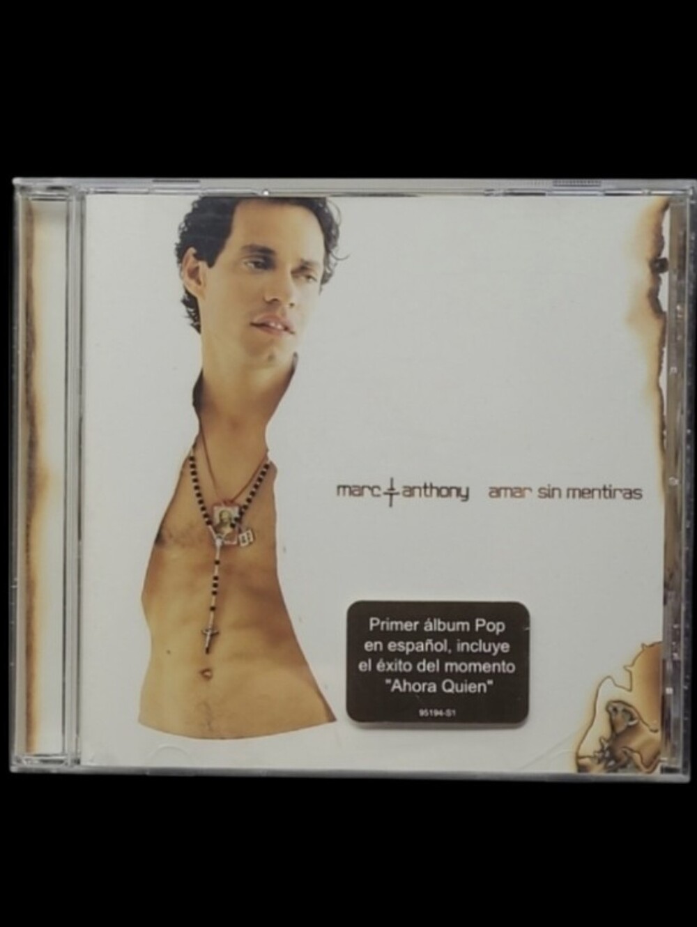 MUSIC CD  2004 "MARC ANTHONY" AMAR SIN MENTIRAS